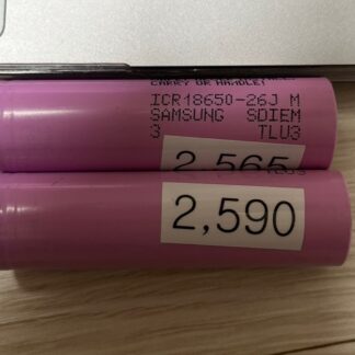 삼성 ICR18650-26J 2,600mAh 중고