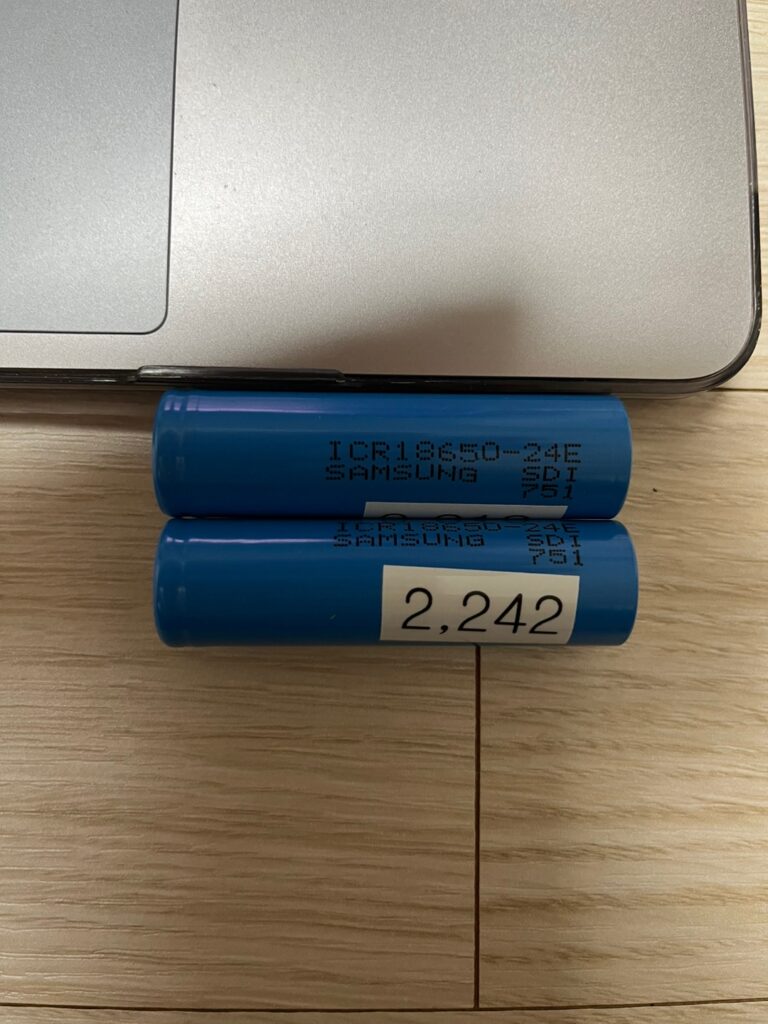 삼성 ICR18650-24E 2,400mAh 중고
