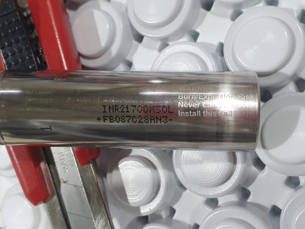 INR21700M50L 5000mAh 미개봉 누드