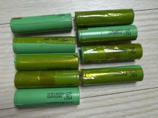 [창고정리/득템] 삼성 SDI 18650 리튬이온 중고 배터리 (2000mAh급) + 수축튜브 증정